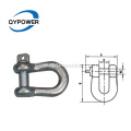 Bolt type anchor shackle